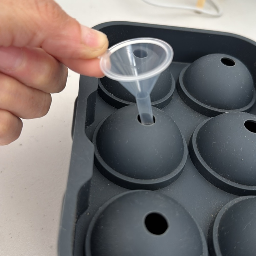 Black Ice Ball Maker Mold set 4 pieces